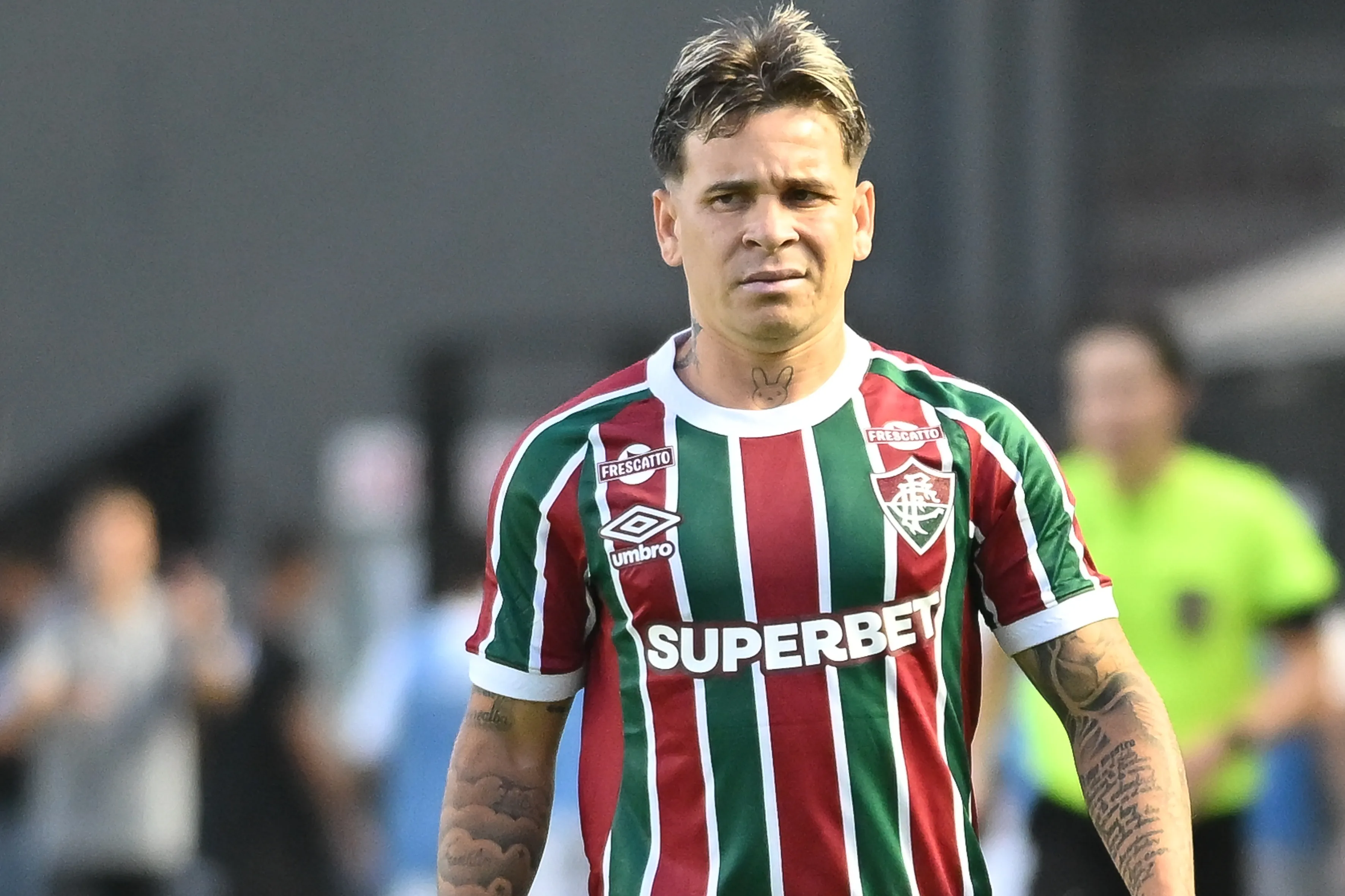 Soteldo entrou no segundo tempo em Santos x Flu. Foto: Jota Erre/AGIF