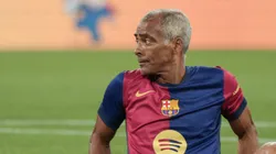 PR - CURITIBA - 17/11/2024 - AMISTOSO BENEFICENTE, BARCELONA LEGENDS X PELE LEGENDS - Romario jogador do Barcelona Legends durante partida beneficente no estadio Arena da Baixada Foto: Robson Mafra/AGIF