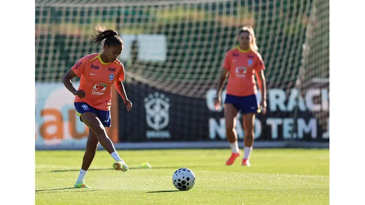 Ary Borges com a Seleção. Foto: Lívia Villas Boas/CBF