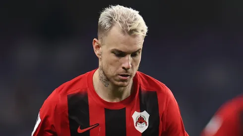 Róger Guedes, atacante do Al Rayyan, do Catar - Foto: Francois Nel/Getty Images