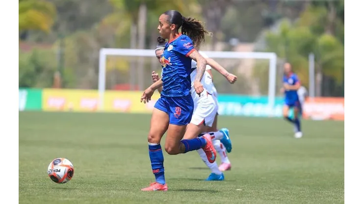 Brenda atuando pelo Bragantino. Foto: Fernando Roberto/RB Bragantino