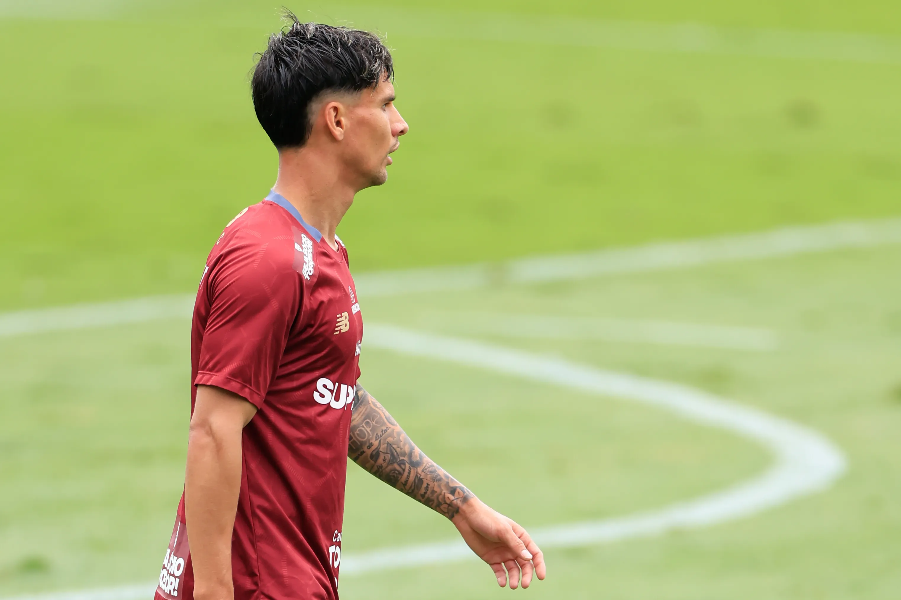 SP – SAO PAULO – 14/11/2025 – TREINO DO SAO PAULO – Ferreirinha jogador do Sao Paulo durante treino no Centro de Treinamento CT Barra Funda. Foto: Marcello Zambrana/AGIF