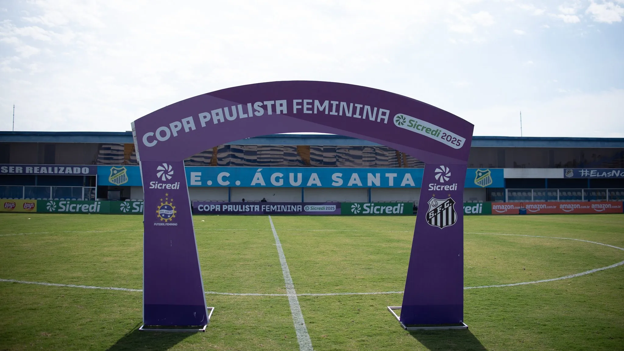 Estádio que recebeu jogo da Copa Paulista Feminina