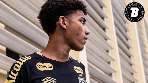 Robinho Júnior entrou no radar do Real Madrid – Fotos: Raul Baretta/ Santos FC.