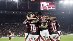 Arrascaeta jogador do Flamengo comemora seu gol durante partida contra o Bragantino no estadio Maracana pelo campeonato Brasileiro A 2025. Foto: Alexandre Loureiro/AGIF