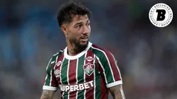 Lucho Acosta durante partida do Flu na Série A