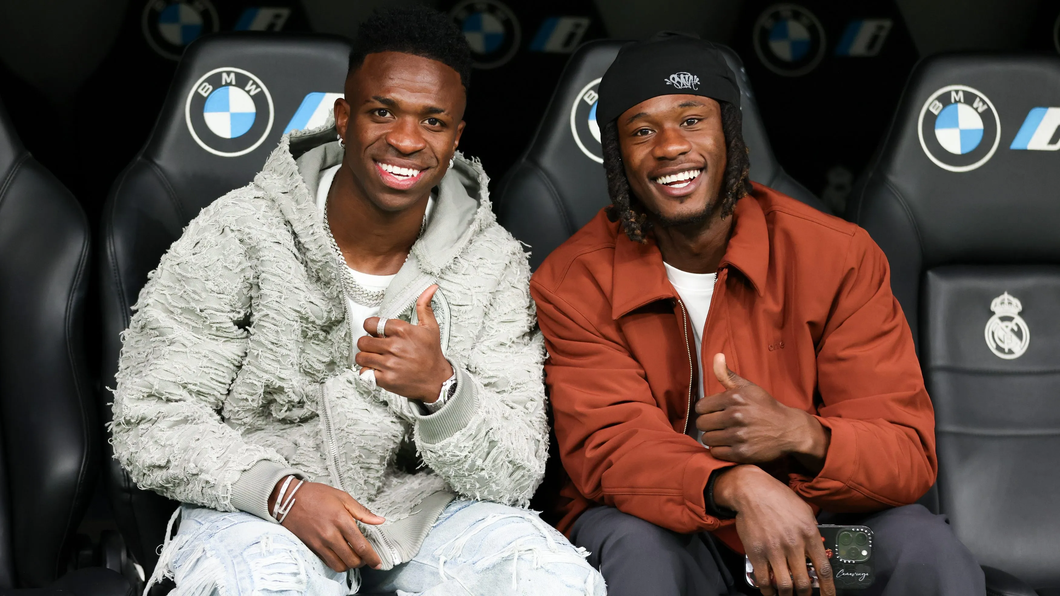 Vini Jr e Camavinga são muito próximos - (Photo by Florencia Tan Jun/Getty Images).