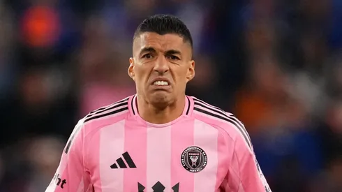 Luís Suárez, ex-atacante do Grêmio, no Inter Miami – Foto: Jeff Dean/Getty Images