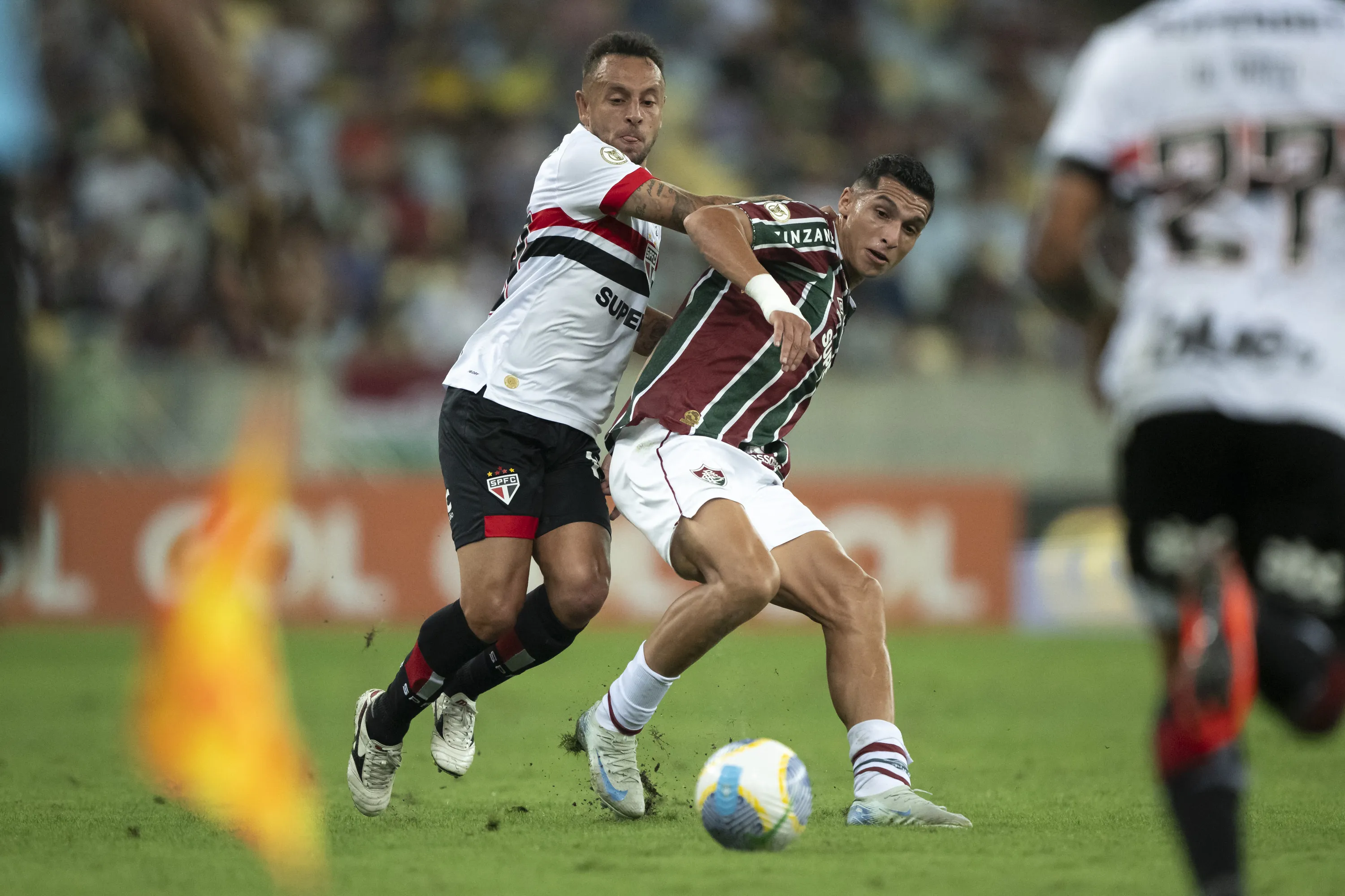 Fluminense x São Paulo se enfrentam no Maracanã. Foto: Jorge Rodrigues/AGIF