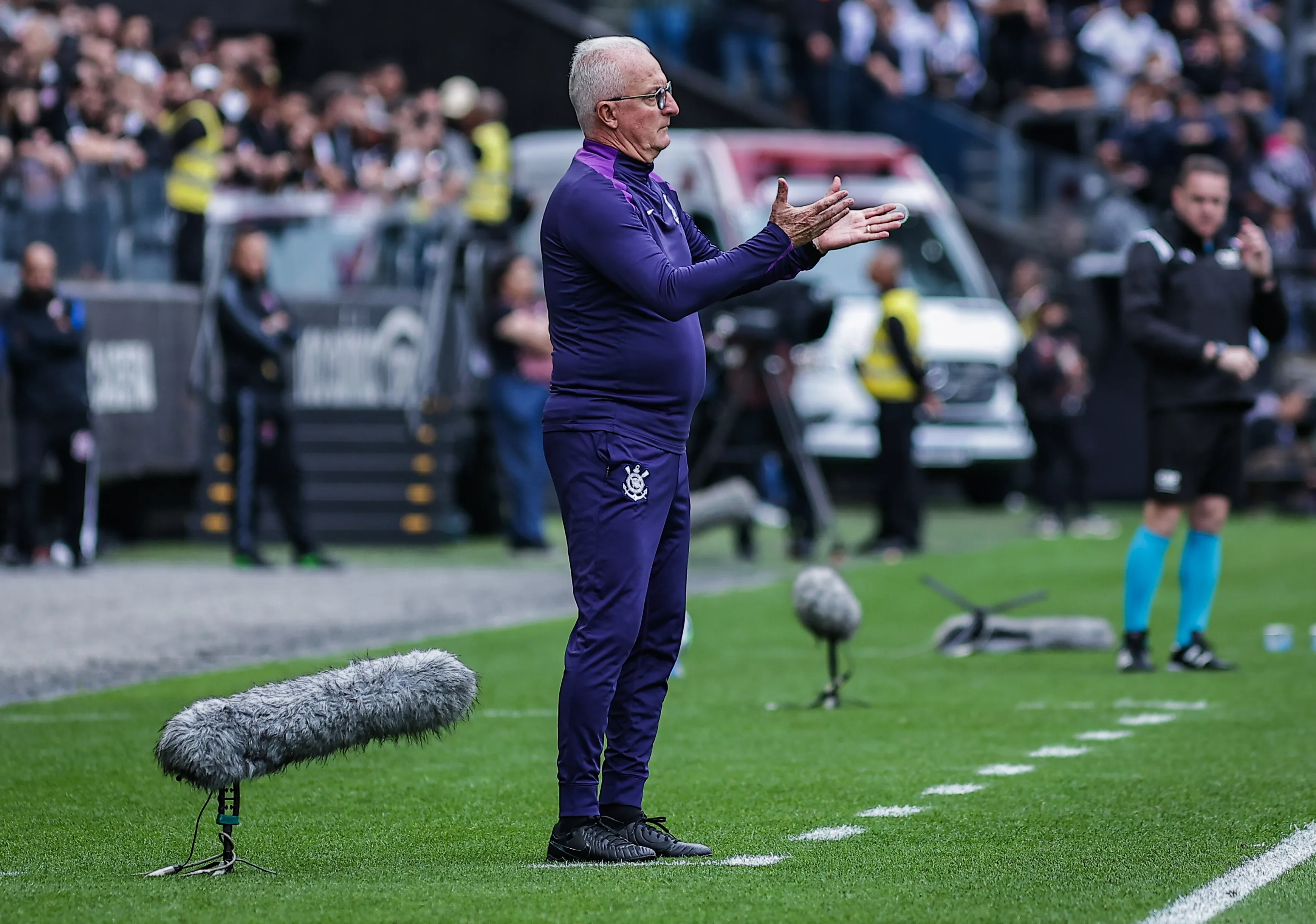 Dorival no comando do Corinthians. Foto: Fabio Giannelli/AGIF