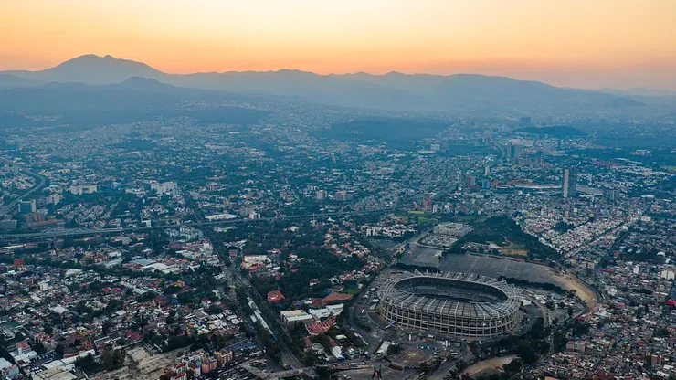 Azteca Stadium na Cidade do Mexico, Mexico. (Foto de Hector Vivas/Getty Images)
