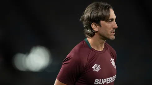 Luis Zubeldia, técnico do Fluminense, durante partida contra o São Paulo no estadio Maracana pelo campeonato Brasileiro A 2025. Foto: Jorge Rodrigues/AGIF