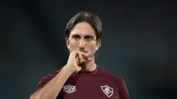 Luís Zubeldía durante partida do Nense no Maracanã