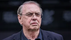 Osmar Stabile presidente do Coritnhians durante partida pelo clube