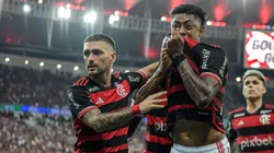 Arrascaeta e Bruno Henrique podem decidir para Flamengo. Foto: Thiago Ribeiro/AGIF