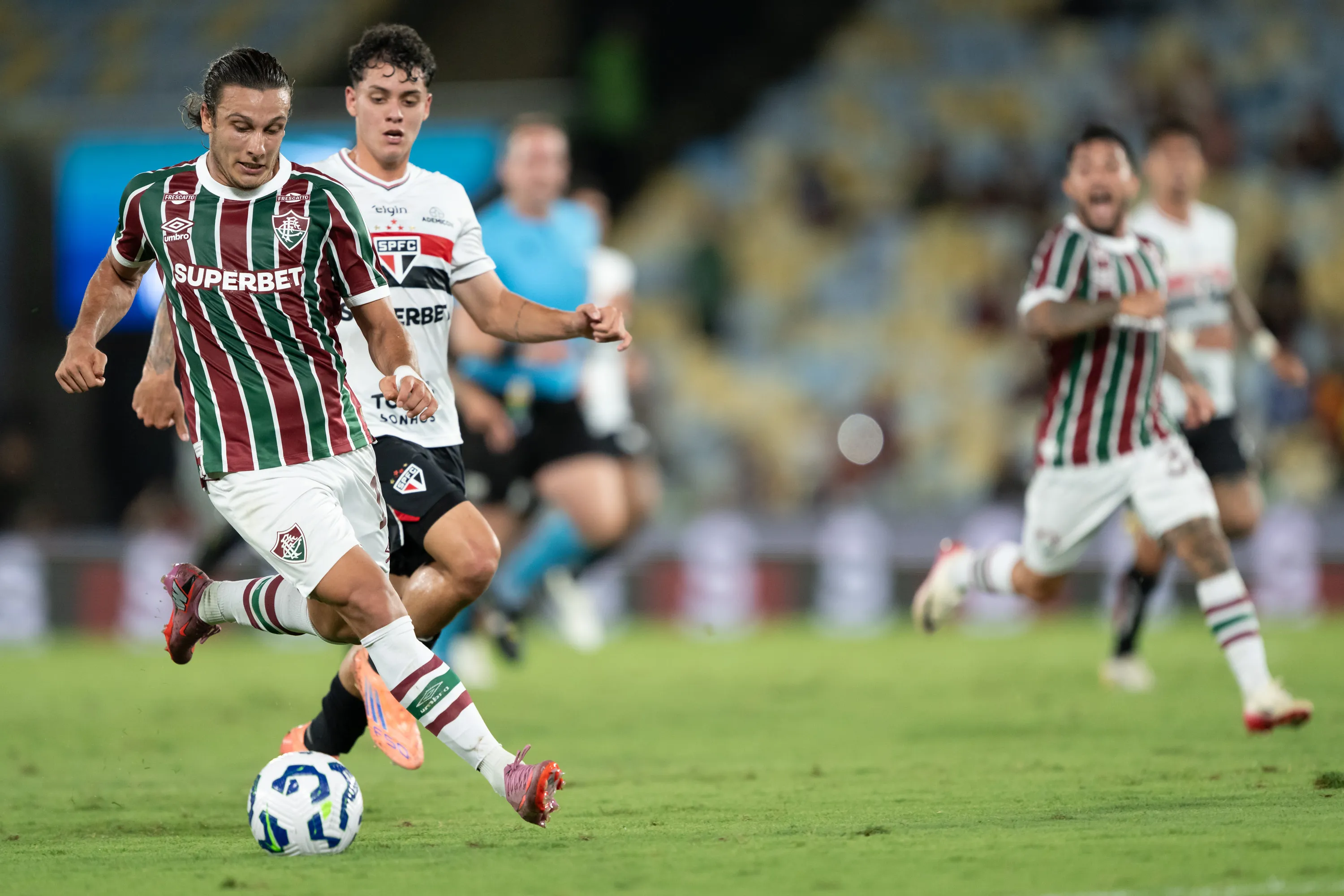 Fluminense goleou o São Paulo no Maracanã. Foto: Jorge Rodrigues/AGIF