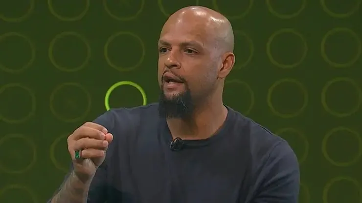 Felipe Melo rasga elogios para Filipe Luís e detona meia do Flamengo após vice para o PSG - Foto: Reprodução/SporTV.