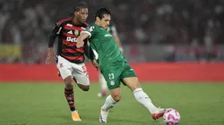 RJ - RIO DE JANEIRO - 19/10/2025 - BRASILEIRO A 2025, FLAMENGO X PALMEIRAS - Raphael Veiga jogador do Palmeiras durante partida contra o Flamengo no estadio Maracana pelo campeonato Brasileiro A 2025. Foto: Thiago Ribeiro/AGIF