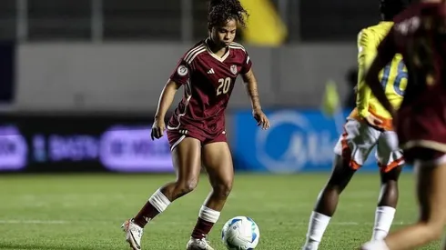 Day Rodríguez, meia da Venezuela. Foto: Divulgação/Federação Venezuelana