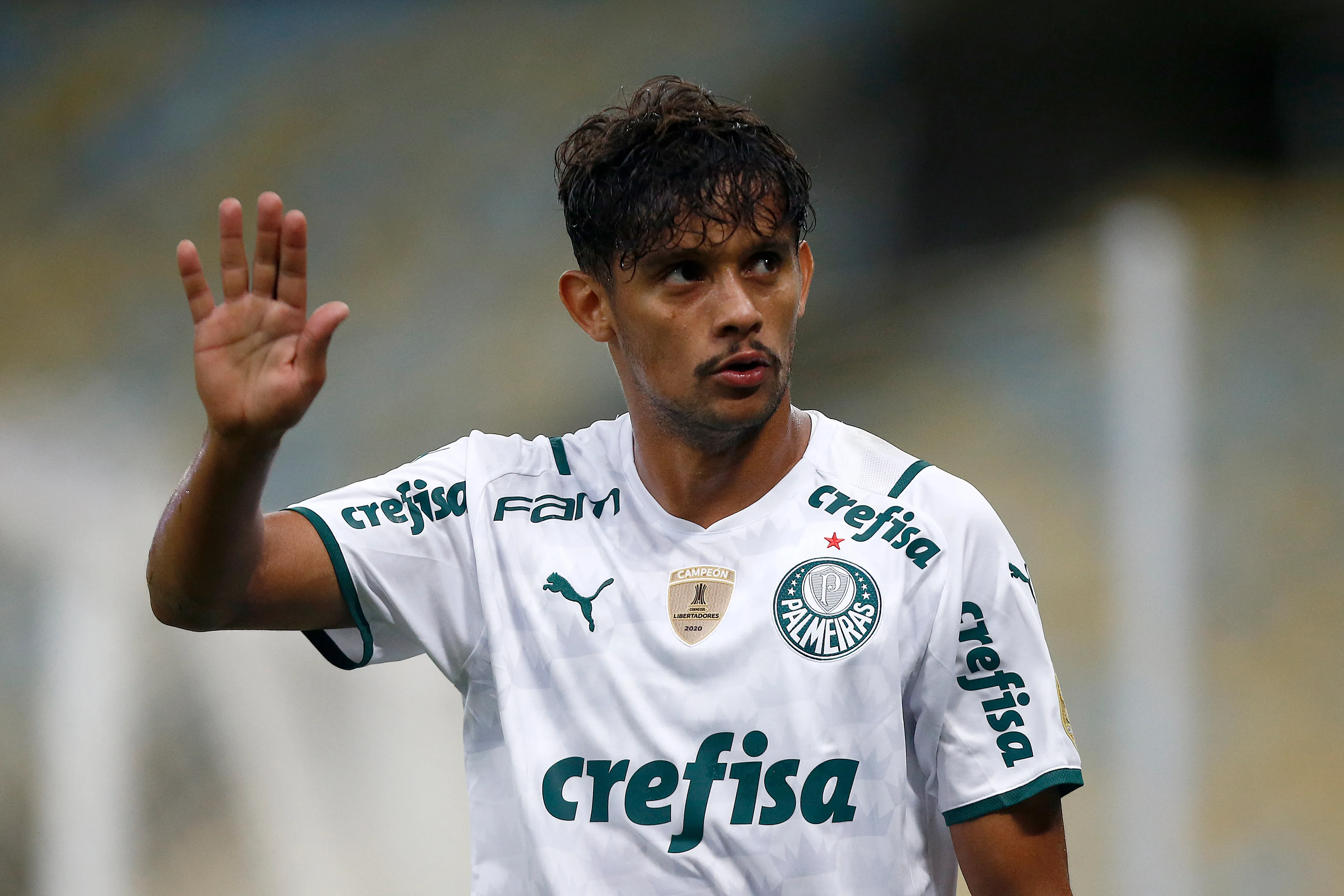 Em 2021, Gustavo Scarpa foi improvisado de LE em estratégia de Abel que deu certo contra o Flamengo – Foto: Wagner Meier/Getty Images
