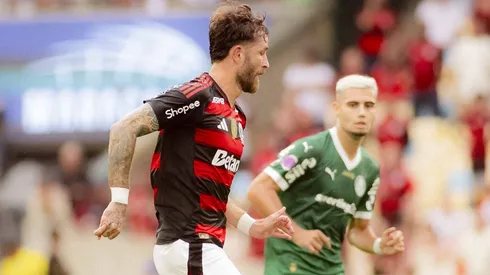 Flamengo x Palmeiras disputando pelo Campeonato Brasileiro. Foto Adriano Fontes/Flamengo