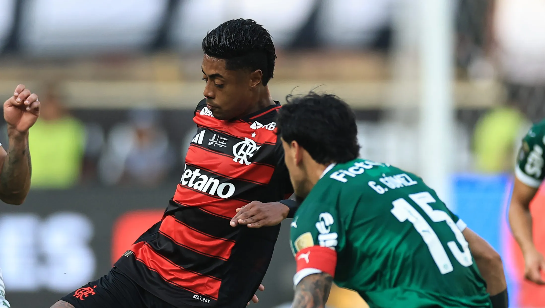 Bruno Henrique em Palmeiras x Flamengo pela final da Libertadores – (Photo by Buda Mendes/Getty Images)