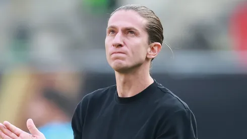 Flamengo de Filipe Luís dominou a partida em Lima (Photo by Hector Vivas)