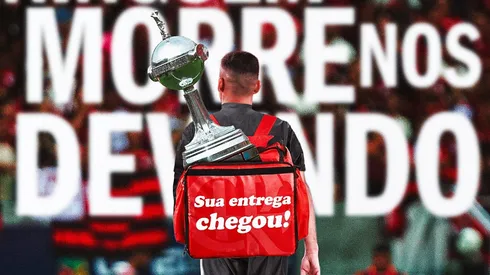 Flamengo provoca Palmeiras. Foto: Reprodução/ Twitter Flamengo