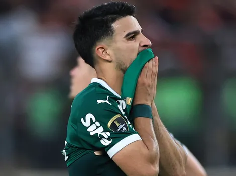 Flaco López lamenta derrota do Palmeiras na final da Libertadores