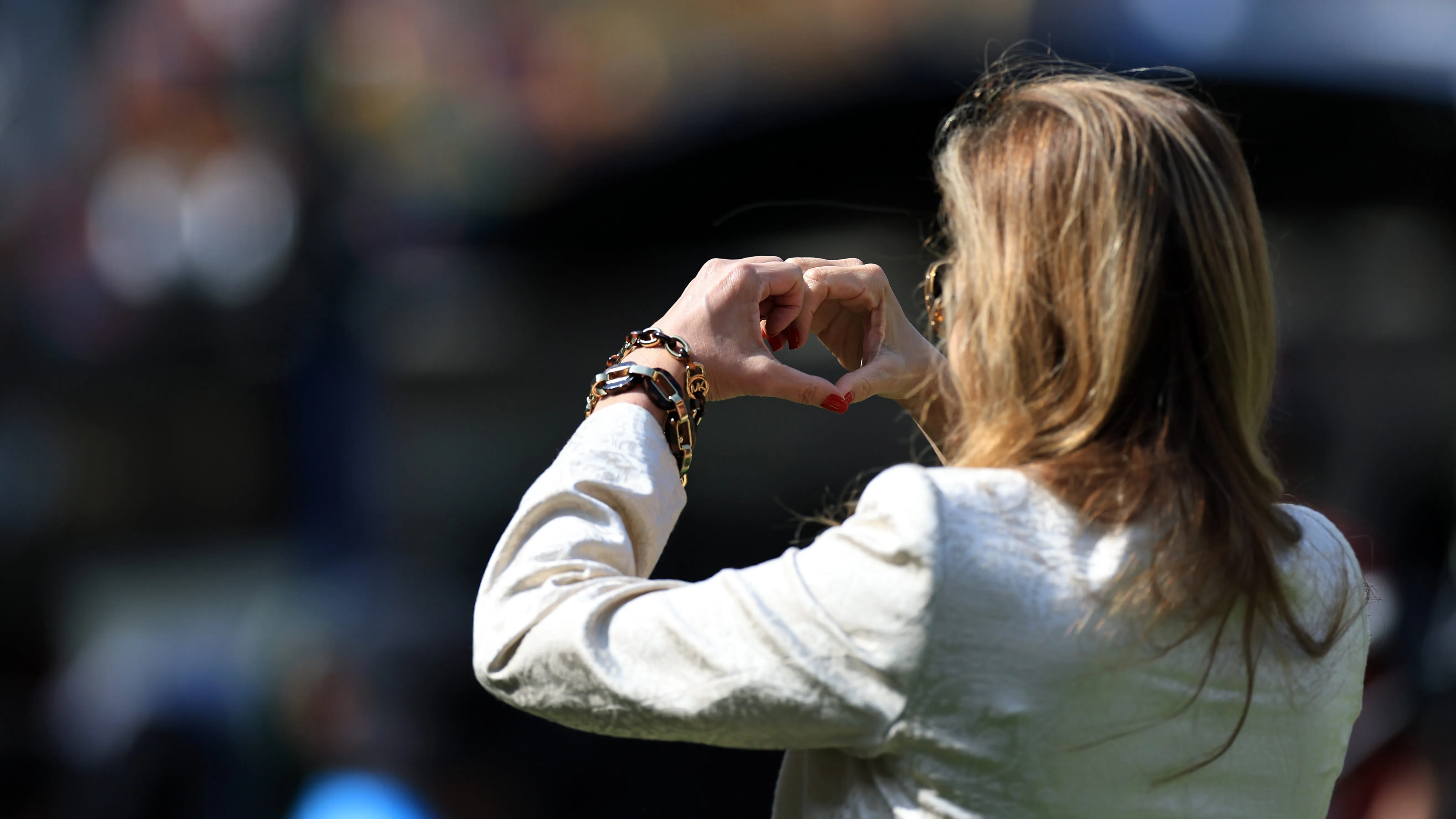 Leila Pereira em Lima, no palco da final da Copa Libertadores.  (Photo by Buda Mendes/Getty Images)