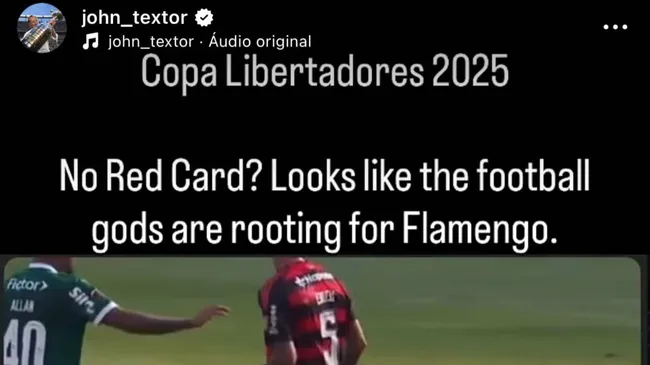 John Textor comenta polêmica de Palmeiras x Flamengo – Foto: Reprodução/Instagram