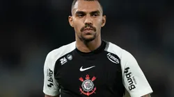 Matheuzinho jogador do Corinthians durante partida contra o Fluminense no estadio Maracana pelo campeonato Brasileiro A 2025. Foto: Jorge Rodrigues/AGIF