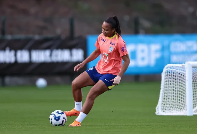 Thais Ferreira, zagueira da seleção. Foto: Lívia Villas Boas/CBF