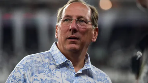 John Textor celebrou tetra do Flamengo.