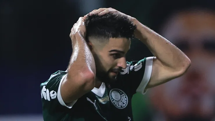 Flaco López vive má fase no Palmeiras. Foto: Ettore Chiereguini/AGIF.