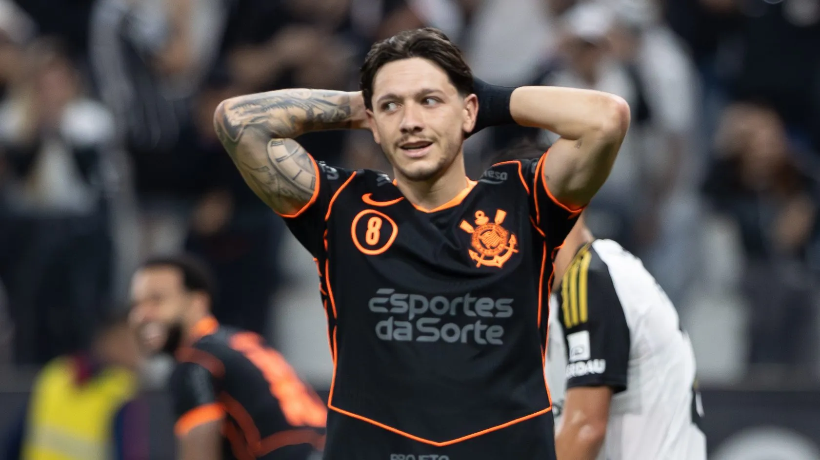 Garro pelo Corinthians. Foto: Joisel Amaral/AGIF