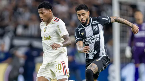 Ceará x Flamengo. Foto: Baggio Rodrigues/AGIF