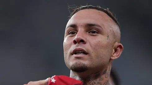 Cebolinha em campo pelo Flamengo.