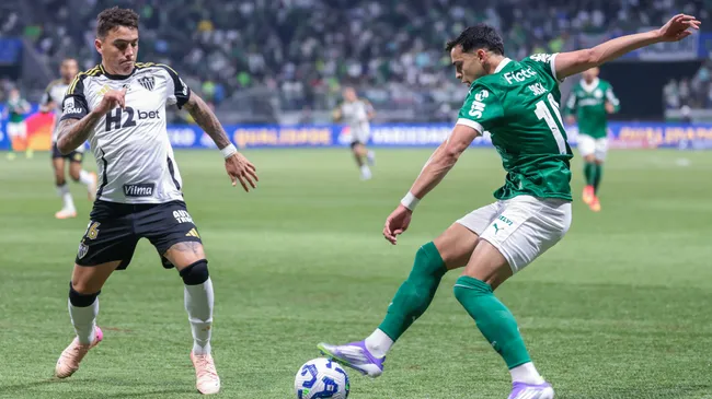Sosa em campo durante Palmeiras x Atlético-MG no primeiro turno – Foto: Marcello Zambrana/AGIF