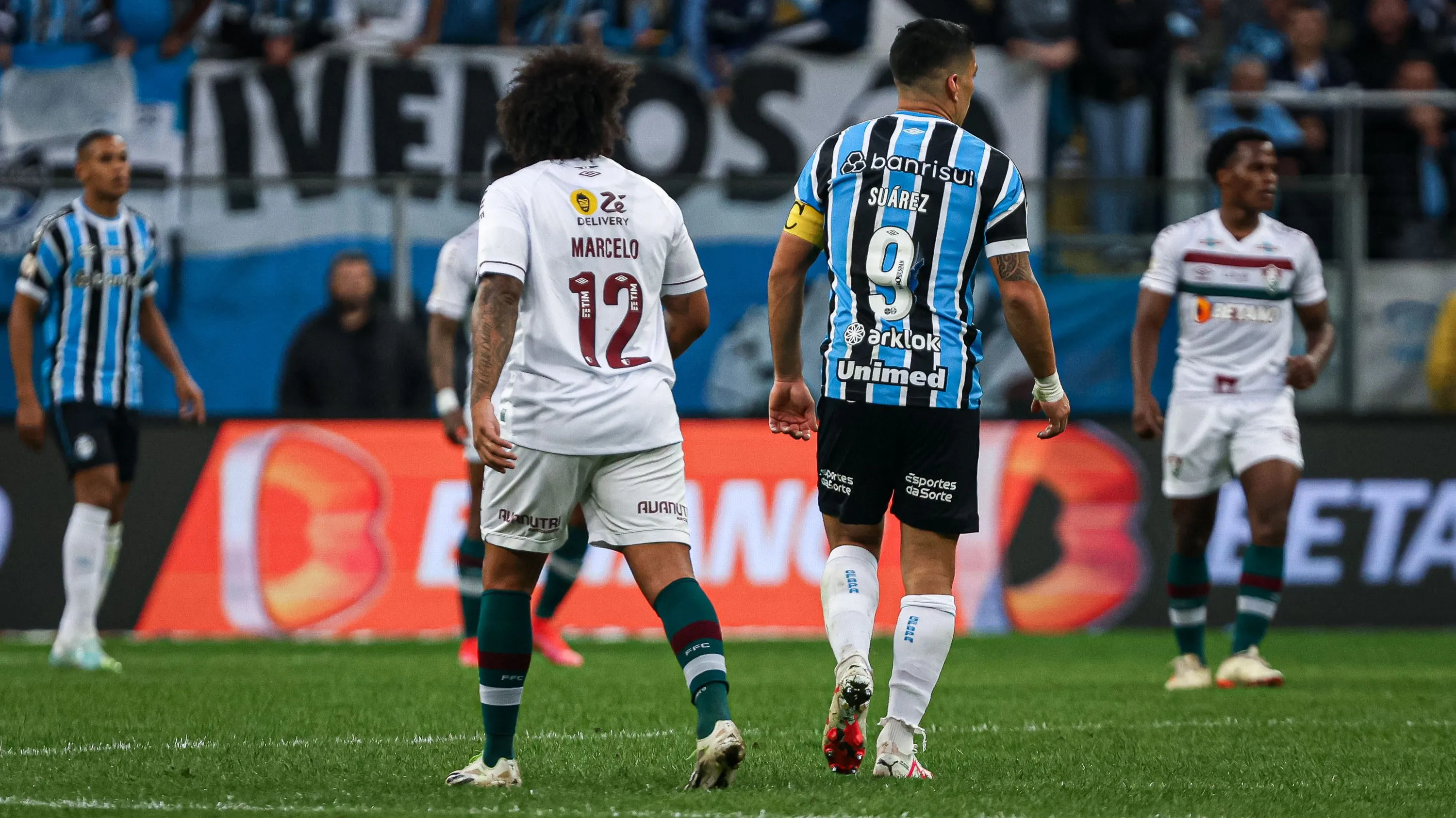 Grêmio x Fluminense em 2023. Foto: Maxi Franzoi/AGIF