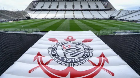 SAO PAULO, BRAZIL - NOVEMBER 09: General view inside the arena before a match between Corinthians and Ceara as part of Brasileirao 2025 at Neo Quimica Arena on November 09, 2025 in Sao Paulo, Brazil.(Mauro Horita/Getty Images)