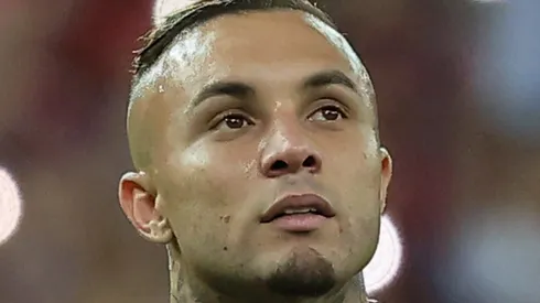 Everton Cebolinha, atacante do Flamengo em partida pelo campeonato brasileiro (Foto: Wagner Meier/Getty Images)