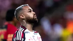 - Michael jogador do Flamengo lamenta durante partida contra o Sport no estadio Arena Pernambuco pelo campeonato Brasileiro A 2025.