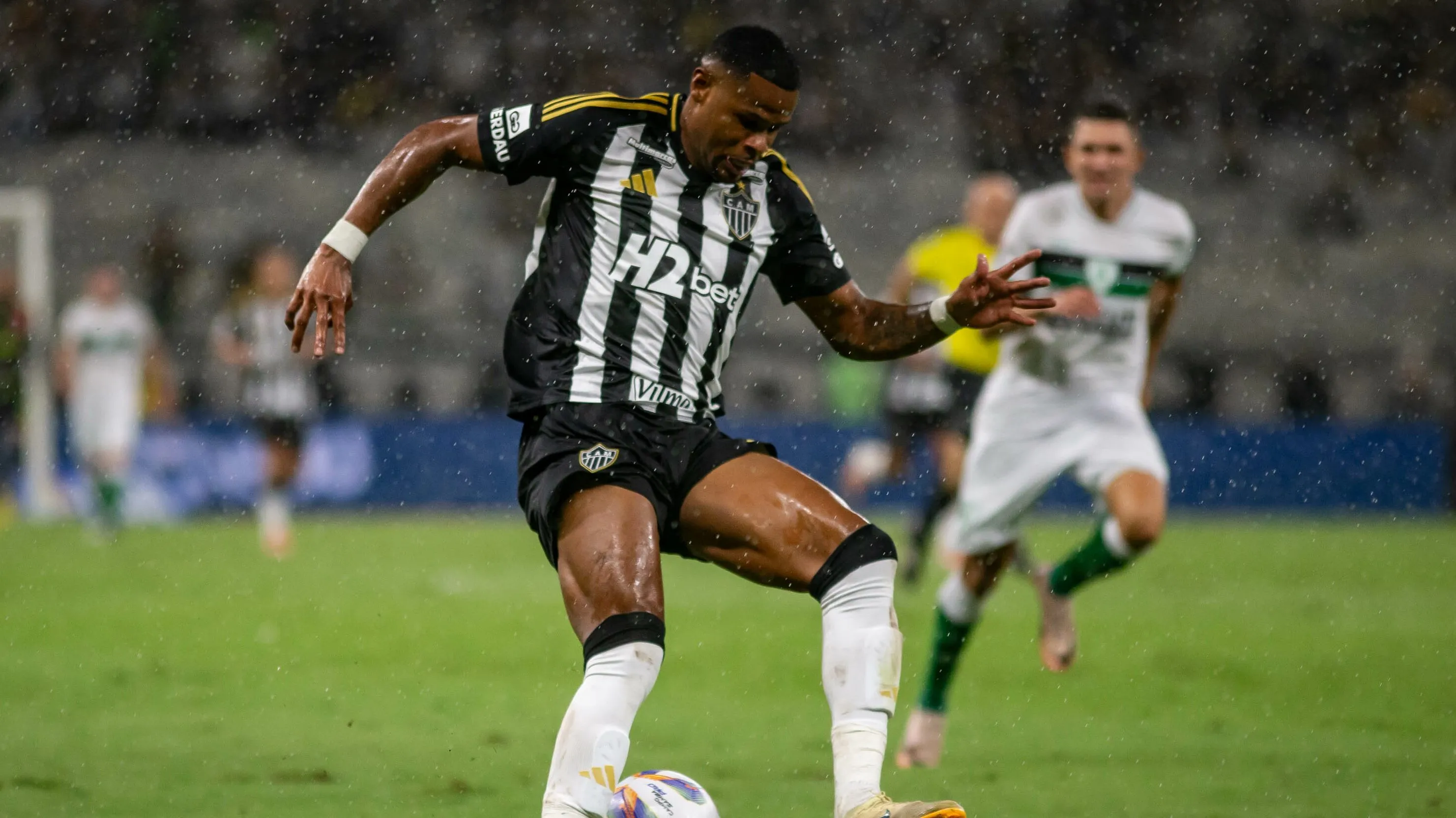 Júnior Santos no Atlético-MG. Foto: Fernando Moreno/AGIF