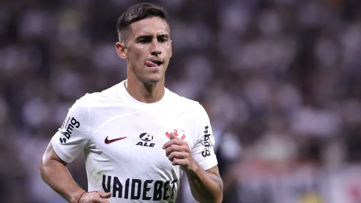 SP - SAO PAULO - 25/02/2024 - PAULISTA 2024, CORINTHIANS X PONTE PRETA - Matias Rojas jogador do Corinthians durante partida contra o Ponte Preta no estadio Arena Corinthians pelo campeonato Paulista 2024. Foto: Marcello Zambrana/AGIF