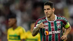 RJ - RIO DE JANEIRO - 13/05/2023 - BRASILEIRO A 2023, FLUMINENSE X CUIABA - Nino jogador do Fluminense comemora seu gol durante partida contra o Cuiaba no estadio Maracana pelo campeonato BRASILEIRO A 2023. Foto: Thiago Ribeiro/AGIF