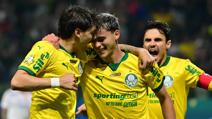 Sosa comemora gol pelo Palmeiras