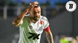 Guilherme em campo pelo Santos. Foto: Jota Erre/AGIF