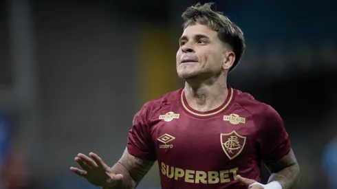 Soteldo durante a vitória do Fluminense contra o Grêmio válida pelo Brasileirão Betano