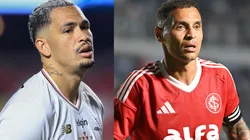 Luciano e Alan Patrick vão se enfrentar em São Paulo x Inter - Fotos: Marcello Zambrana/AGIF e Jota Erre/AGIF